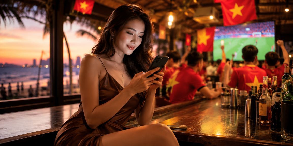 Người dùng tại Đà Nẵng truy cập casino trực tuyến qua điện thoại bên tách cà phê